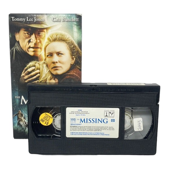 The Missing (VHS, 2004) Tommy Lee Jones, Cate Blanchett, Ron Howard - Picture 3 of 3